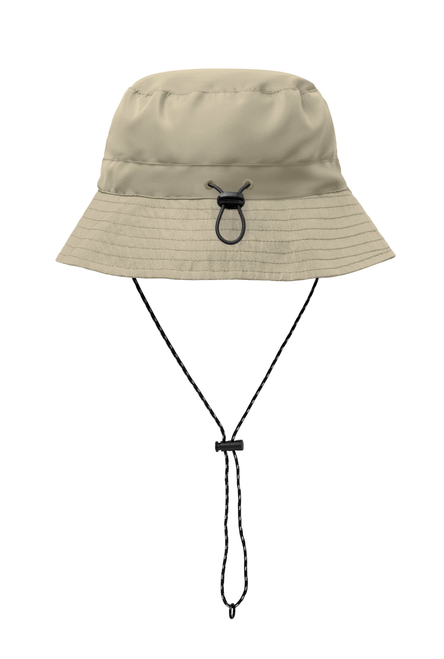 Wasserabweisender Fisherman-Hat inkl. Beutel aus gleichem Material und ABS-Karabiner. Polyester 64 g/m².