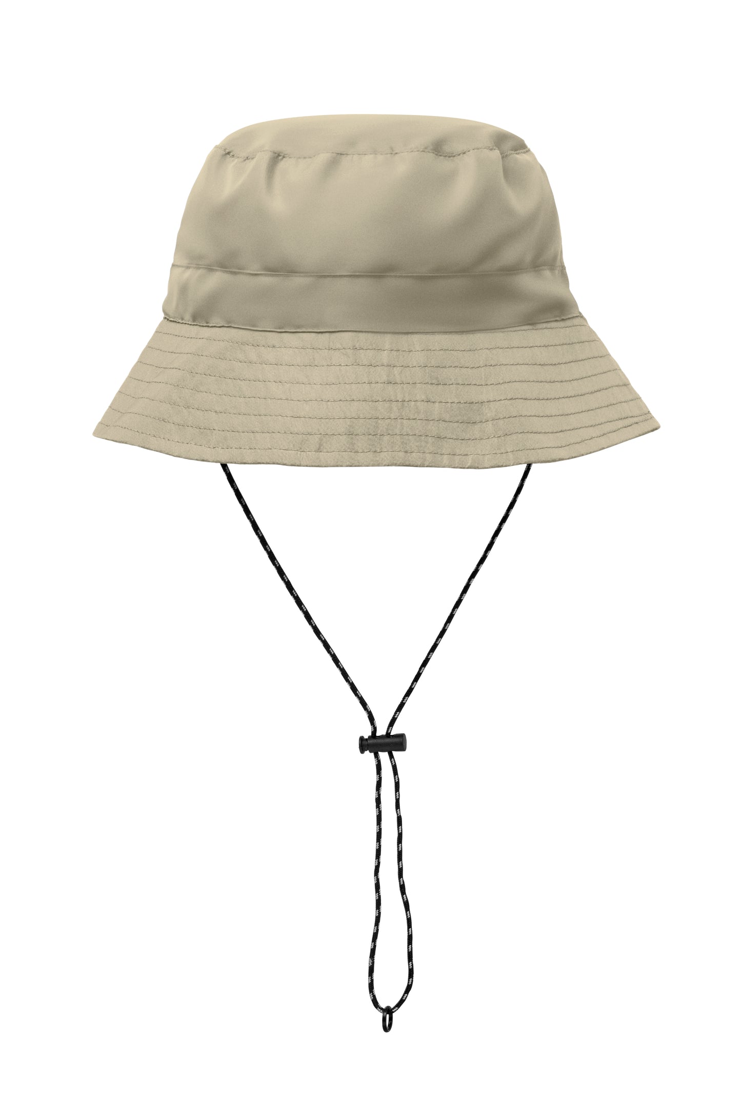 Wasserabweisender Fisherman-Hat inkl. Beutel aus gleichem Material und ABS-Karabiner. Polyester 64 g/m².
