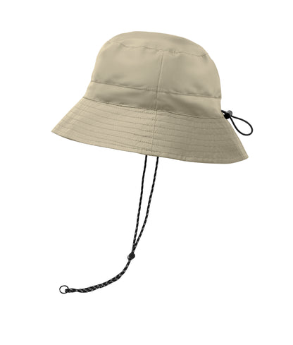 Wasserabweisender Fisherman-Hat inkl. Beutel aus gleichem Material und ABS-Karabiner. Polyester 64 g/m².