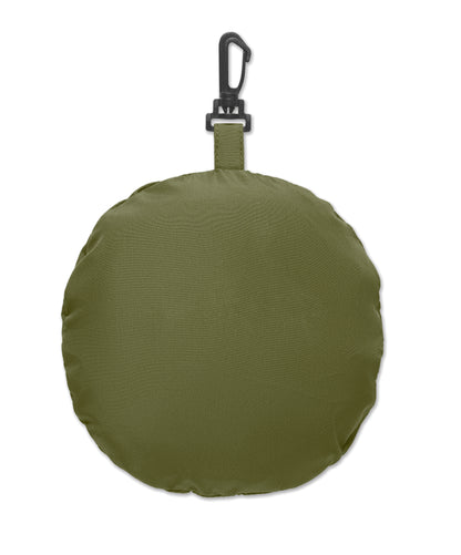 Wasserabweisender Fisherman-Hat inkl. Beutel aus gleichem Material und ABS-Karabiner. Polyester 64 g/m².