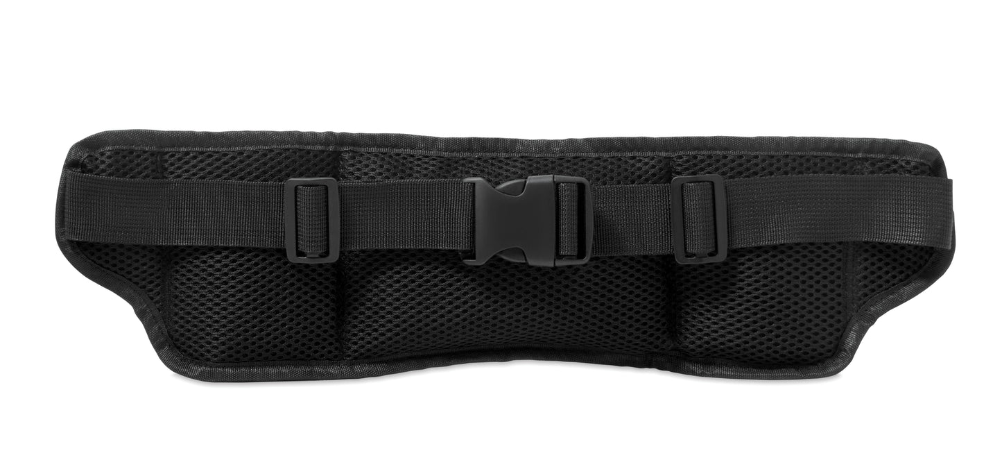 Gürteltasche ideal für Wandern und Laufen. 420D RPET Polyester mit Mesh-Rückseite. Hauptfach