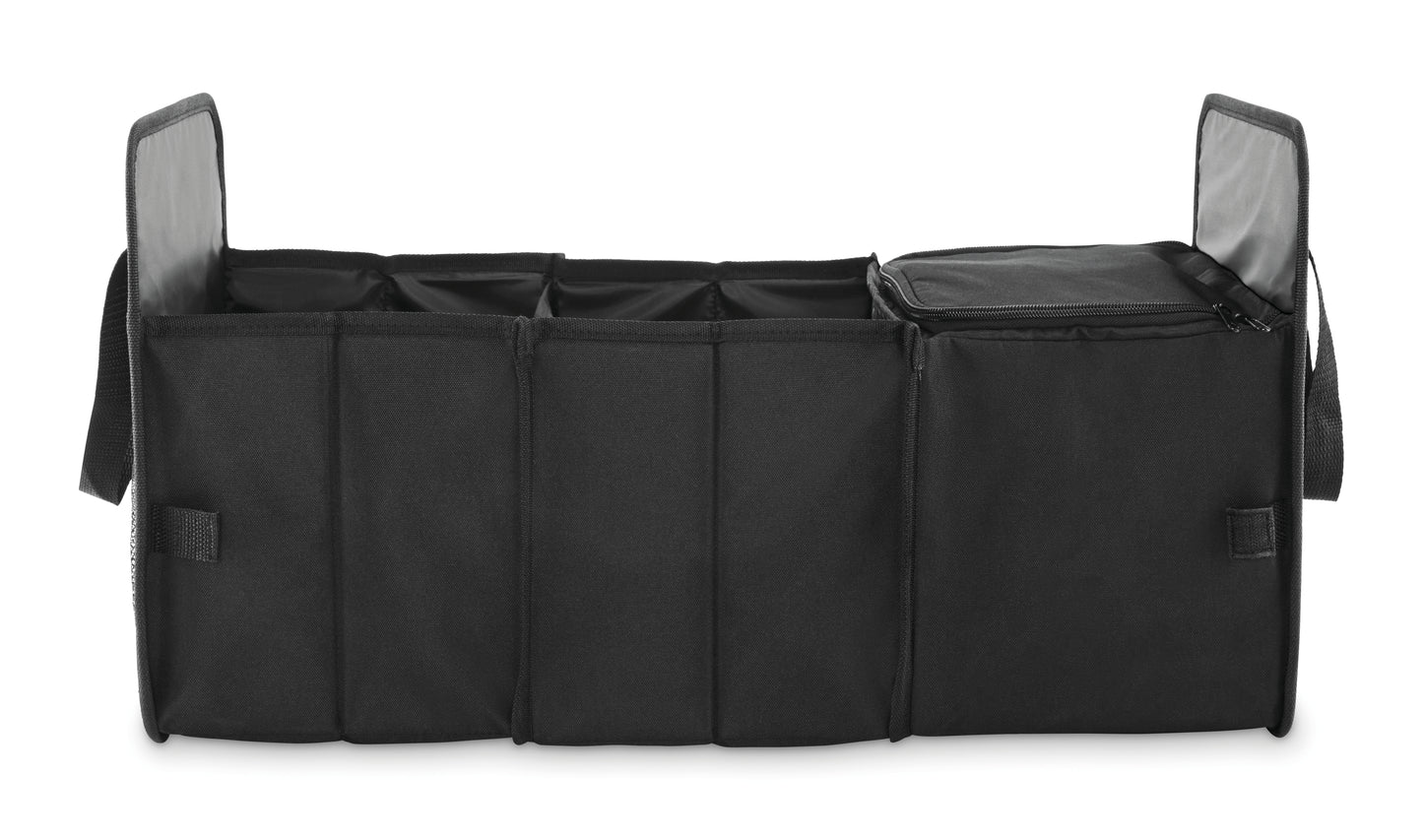 Auto-Organizer für den Kofferraum. Faltbar. Mit 3 Fächern davon ein Kühlfach. 600D