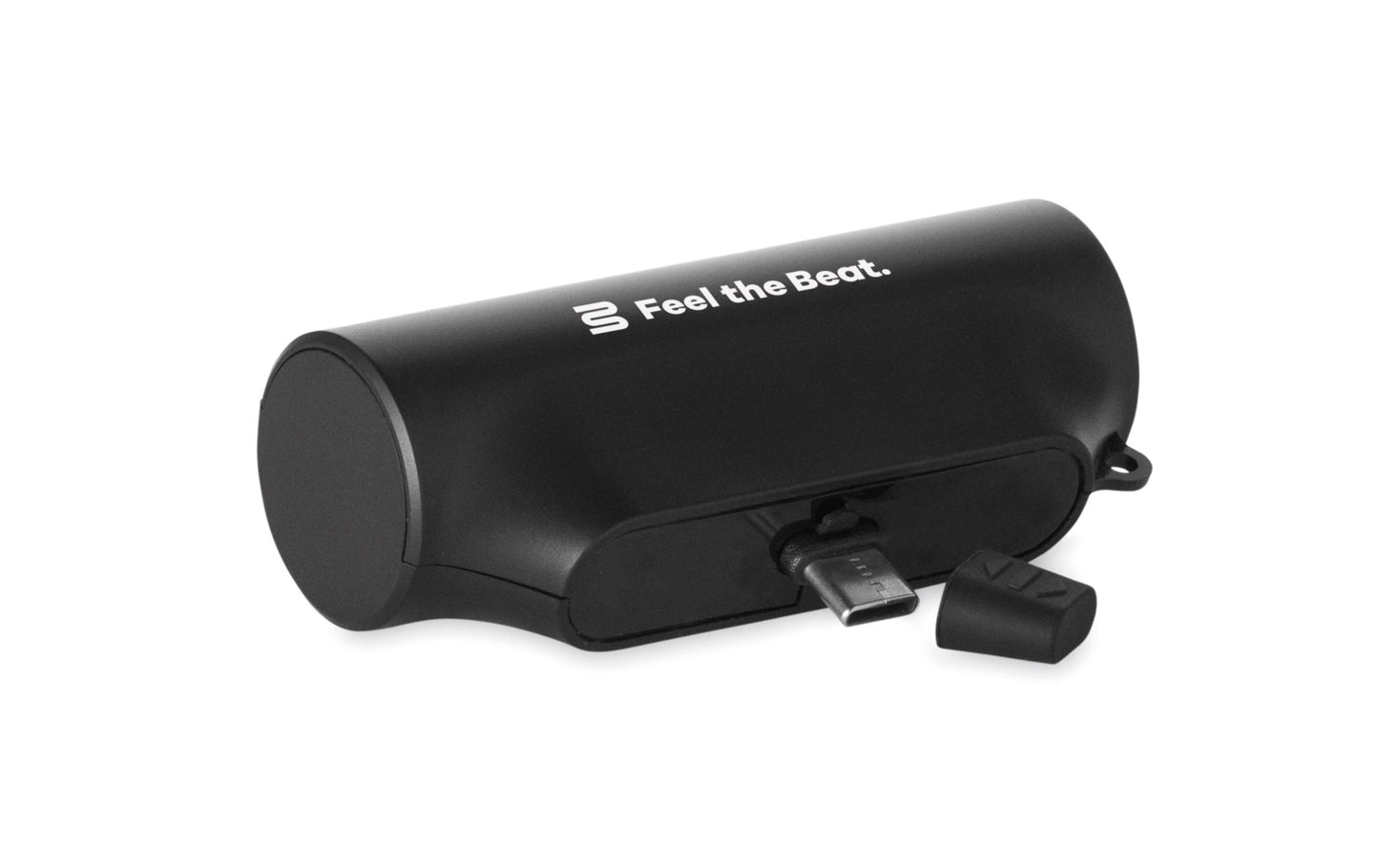 Powerbank 5000 mAh im Gehäuse aus ABS. Mit Smartphone-Halter. Typ-C-Eingang/Ausgang und 20W