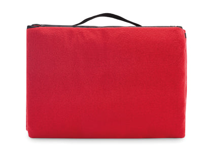 Picknickdecke aus RPET Polar-Fleece 150 g/m² (68% recyceltes Polyester/32% Polyester) mit wasserabweisend