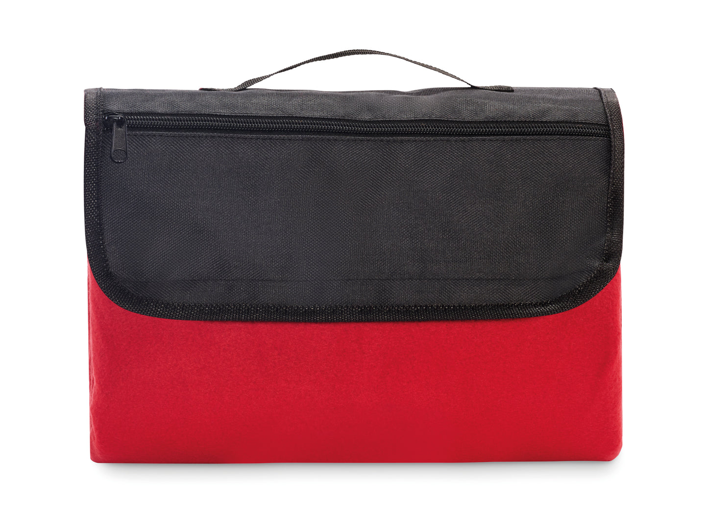 Picknickdecke aus RPET Polar-Fleece 150 g/m² (68% recyceltes Polyester/32% Polyester) mit wasserabweisend