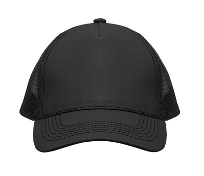 Trucker-Kappe. 5 Panels. Front und Schirm aus 250 g/m² Baumwolle Rückseite aus