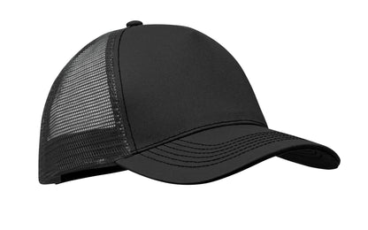 Trucker-Kappe. 5 Panels. Front und Schirm aus 250 g/m² Baumwolle Rückseite aus