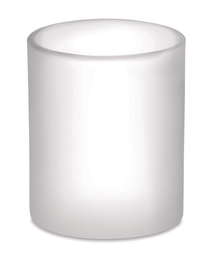 Kaffeebecher aus mattem Glas mit spezieller Beschichtung geeignet für Sublimationsdruck. Füllmenge: 300