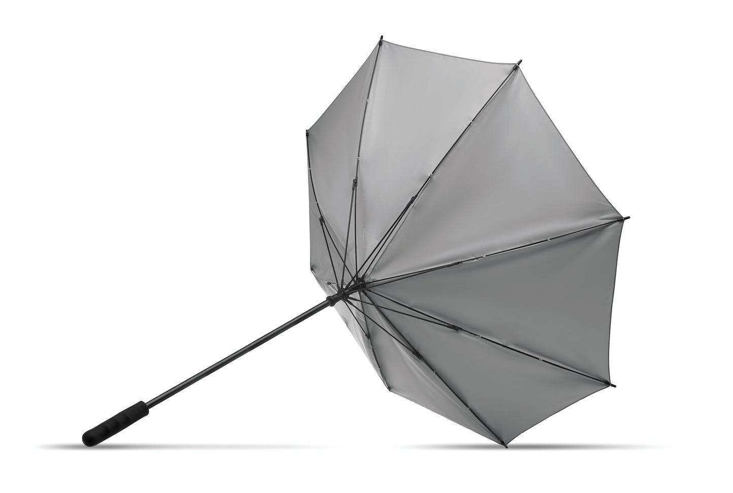 23'' Windproof Regenschirm mit hoch reflektierenden Polyester. Stock und Stangen aus Fiberglas.