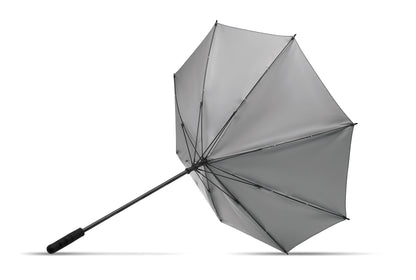 23'' Windproof Regenschirm mit hoch reflektierenden Polyester. Stock und Stangen aus Fiberglas.