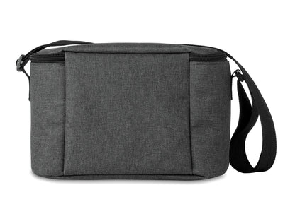 2 tone Kühltasche für 6 Dosen mit Fronttasche. 600D RPET. Isoliermaterial: 0