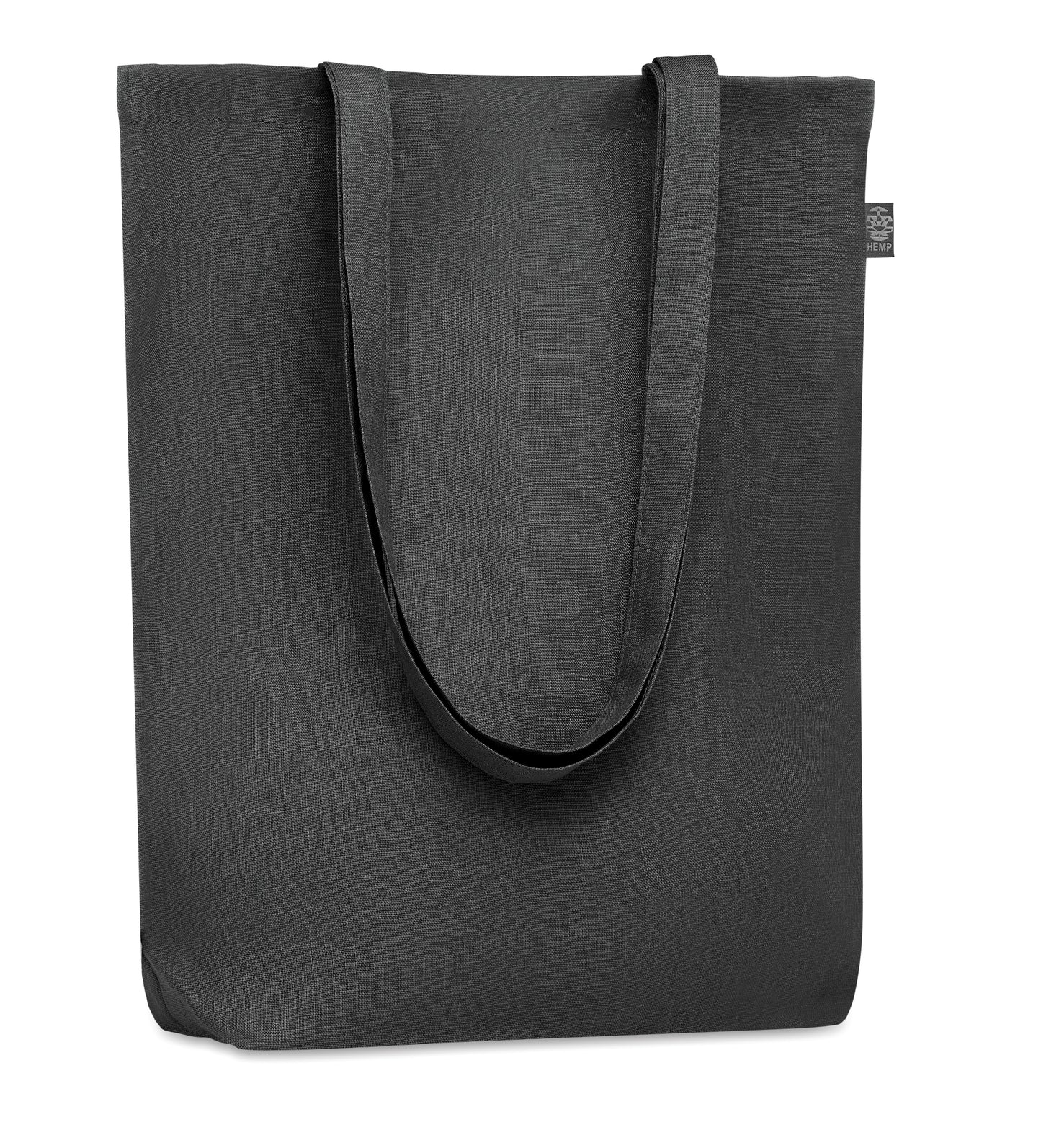 Shopping Tasche mit langen Tragegriffen. 100% Hanfgewebe. 200 g/m².