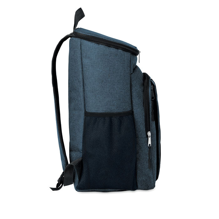 Picknickrucksack mit Kühlfach in 2 tone 600D RPET mit Zubehör für 2