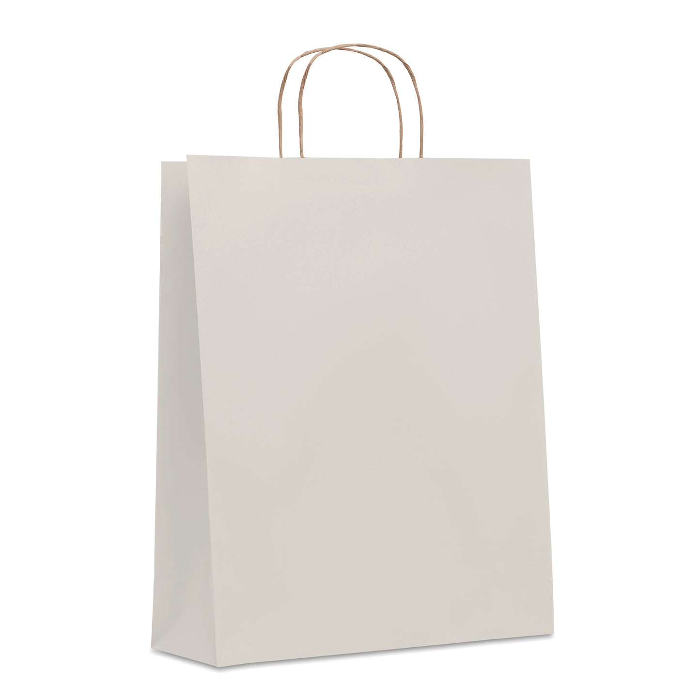 Große Papiertüte. Eine Tüte aus Papier (50% recycelt) bietet eine tolle Möglichkeit