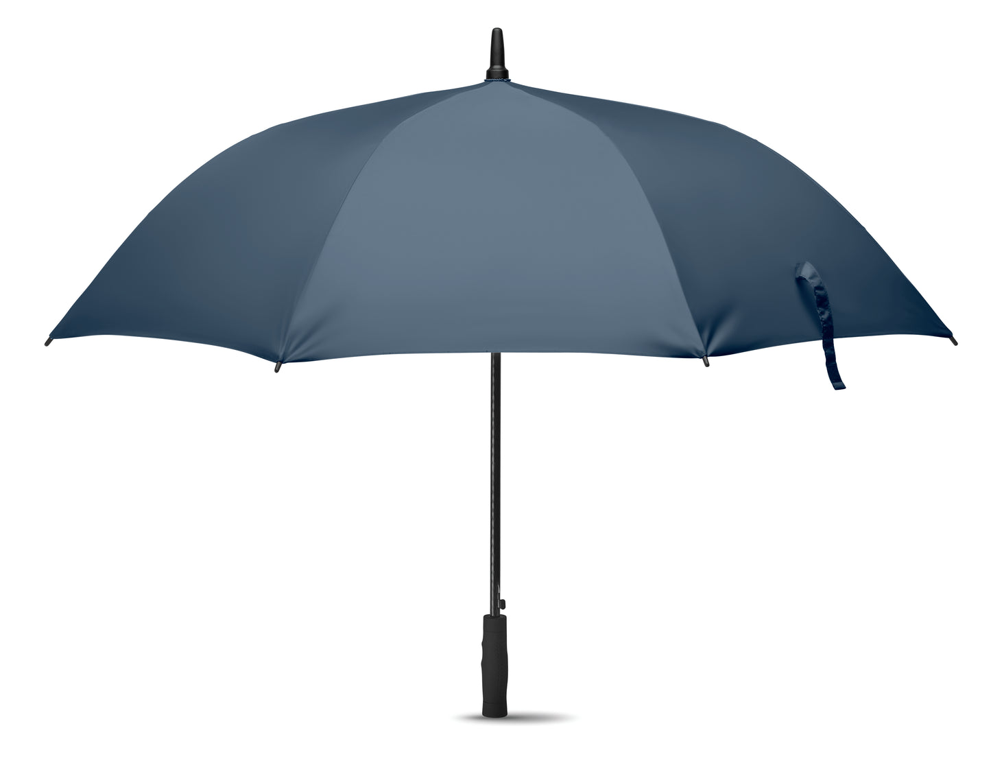 27'' Regenschirm aus 190T Pongee. Windbeständig. Stock und Stangen aus Fiberglas. Schwarze