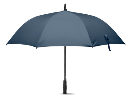 27'' Regenschirm aus 190T Pongee. Windbeständig. Stock und Stangen aus Fiberglas. Schwarze