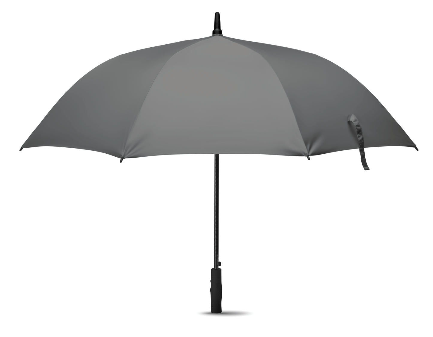 27'' Regenschirm aus 190T Pongee. Windbeständig. Stock und Stangen aus Fiberglas. Schwarze