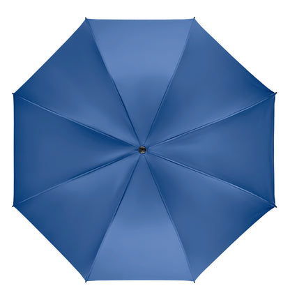 27'' Regenschirm aus 190T Pongee. Windbeständig. Stock und Stangen aus Fiberglas. Schwarze