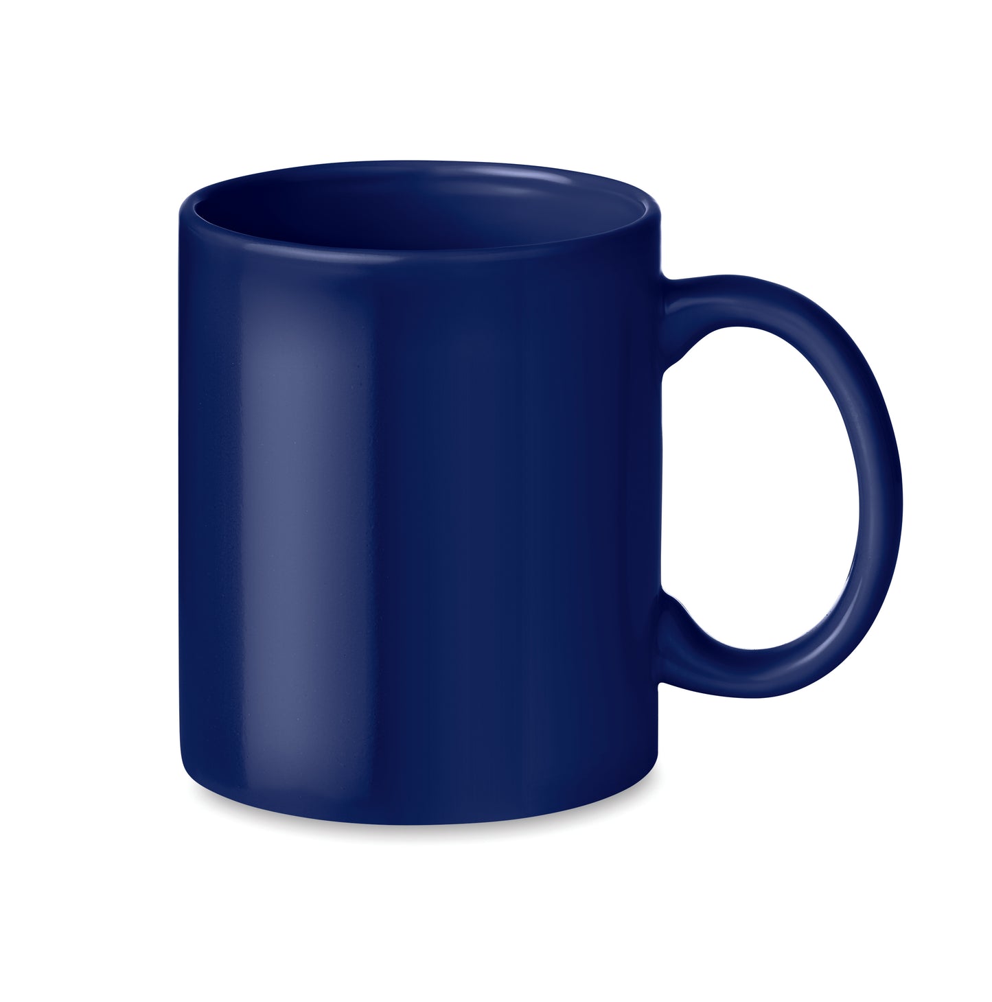 Farbiger Kaffeebecher aus Keramik. Füllmenge: 300ml. Nur Keramik- Transferdruck ist spülmaschinengeeignet. Verpackt