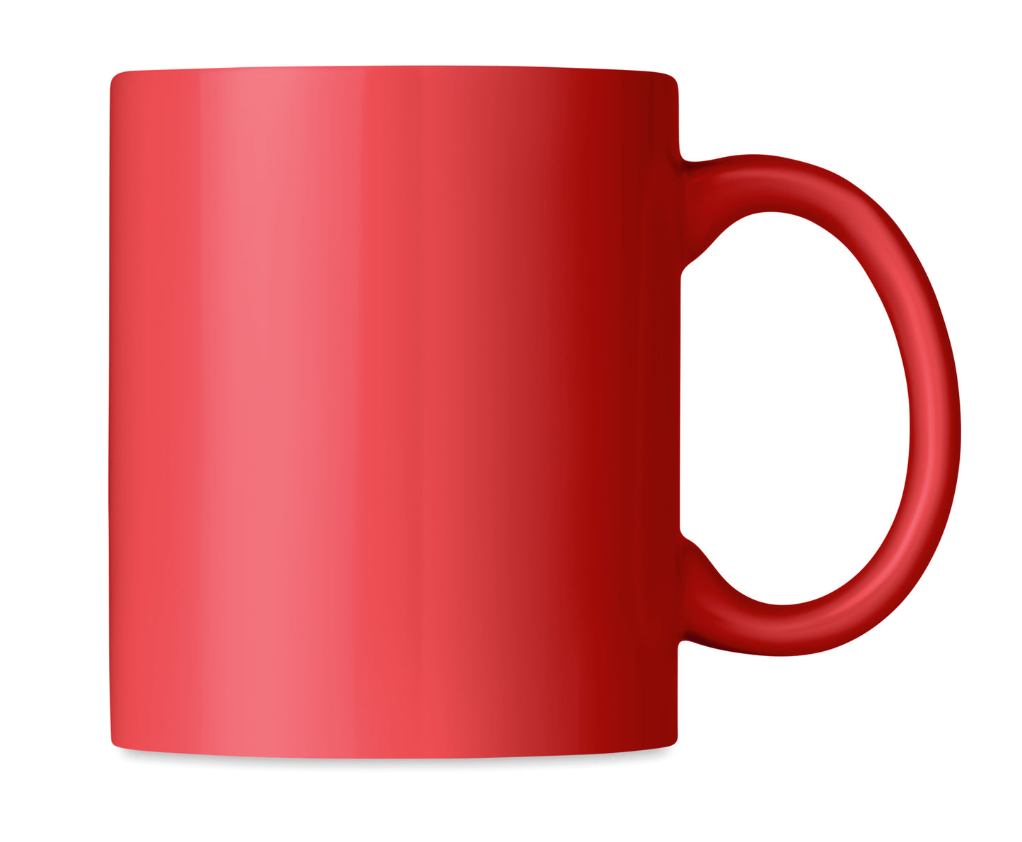 Farbiger Kaffeebecher aus Keramik. Füllmenge: 300ml. Nur Keramik- Transferdruck ist spülmaschinengeeignet. Verpackt