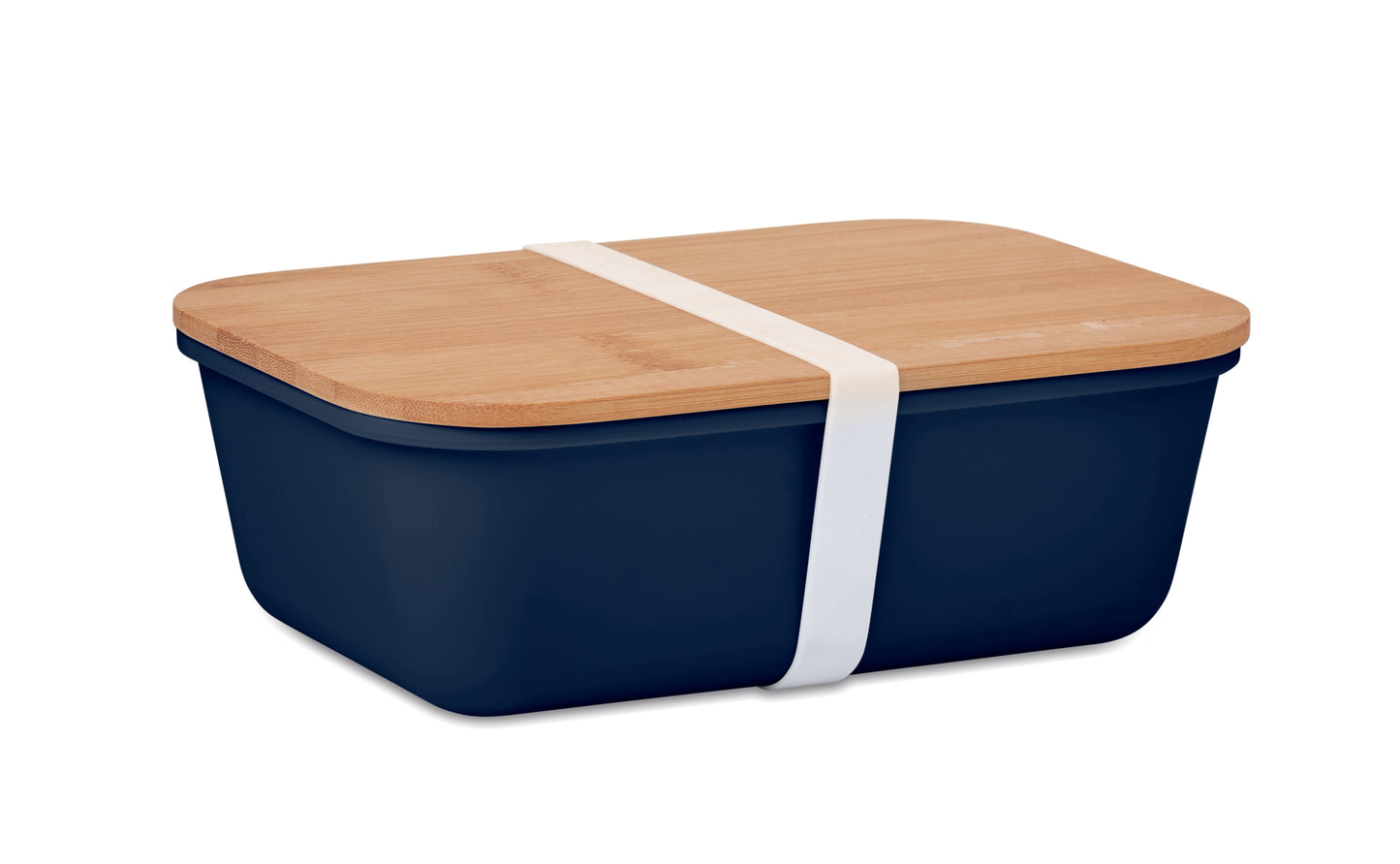 Lunch- oder Sandwichbox aus PP mit Deckel aus Bambus. Bambus ist ein