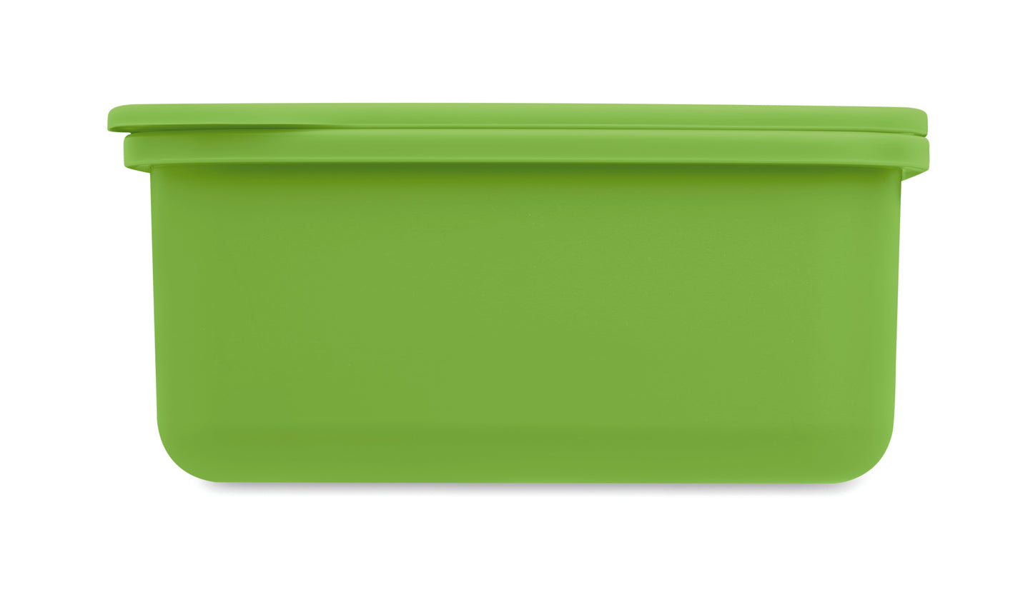 Lunchbox aus PP mit einem Fach. Inkl. Messer und Gabel im Elastikbandhalter.