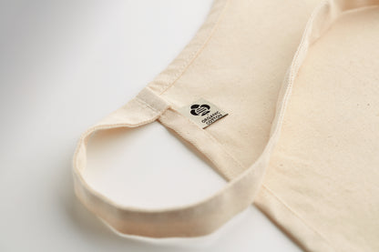 Küchenschürze mit 2 Fronttaschen aus 100% Organic Cotton 200 g/m². Egal ob