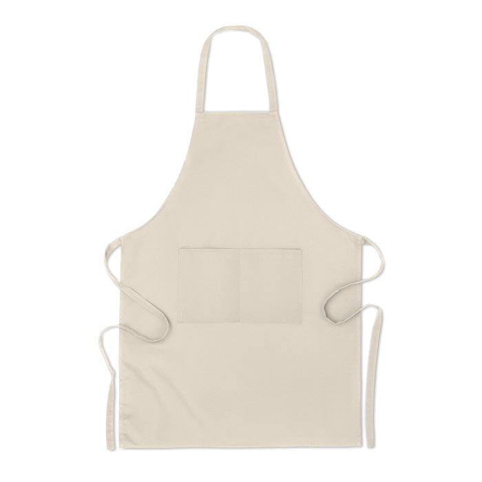 Küchenschürze mit 2 Fronttaschen aus 100% Organic Cotton 200 g/m². Egal ob