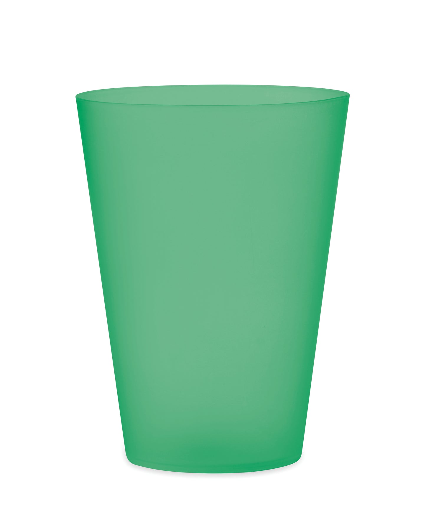 Wiederverwendbarer PP-Becher mit gefrosteter Oberfläche. Ideal für Festivals. Füllmenge: 300 ml.