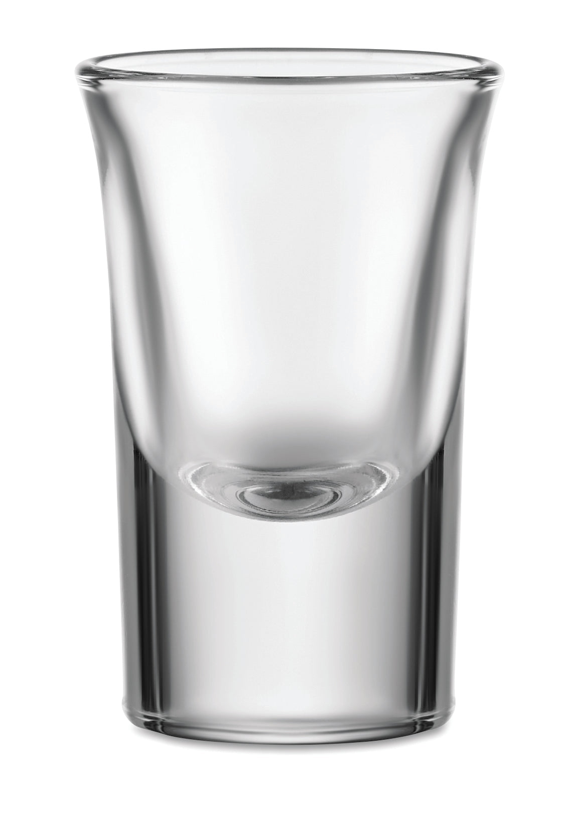 Wiederverwendbares Schnapsglas. Füllmenge: 28 ml.