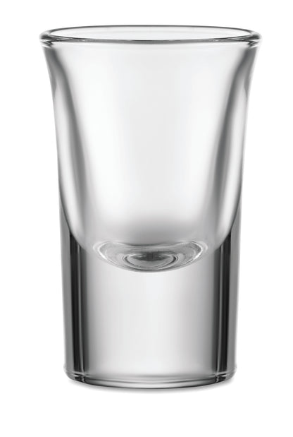 Wiederverwendbares Schnapsglas. Füllmenge: 28 ml.