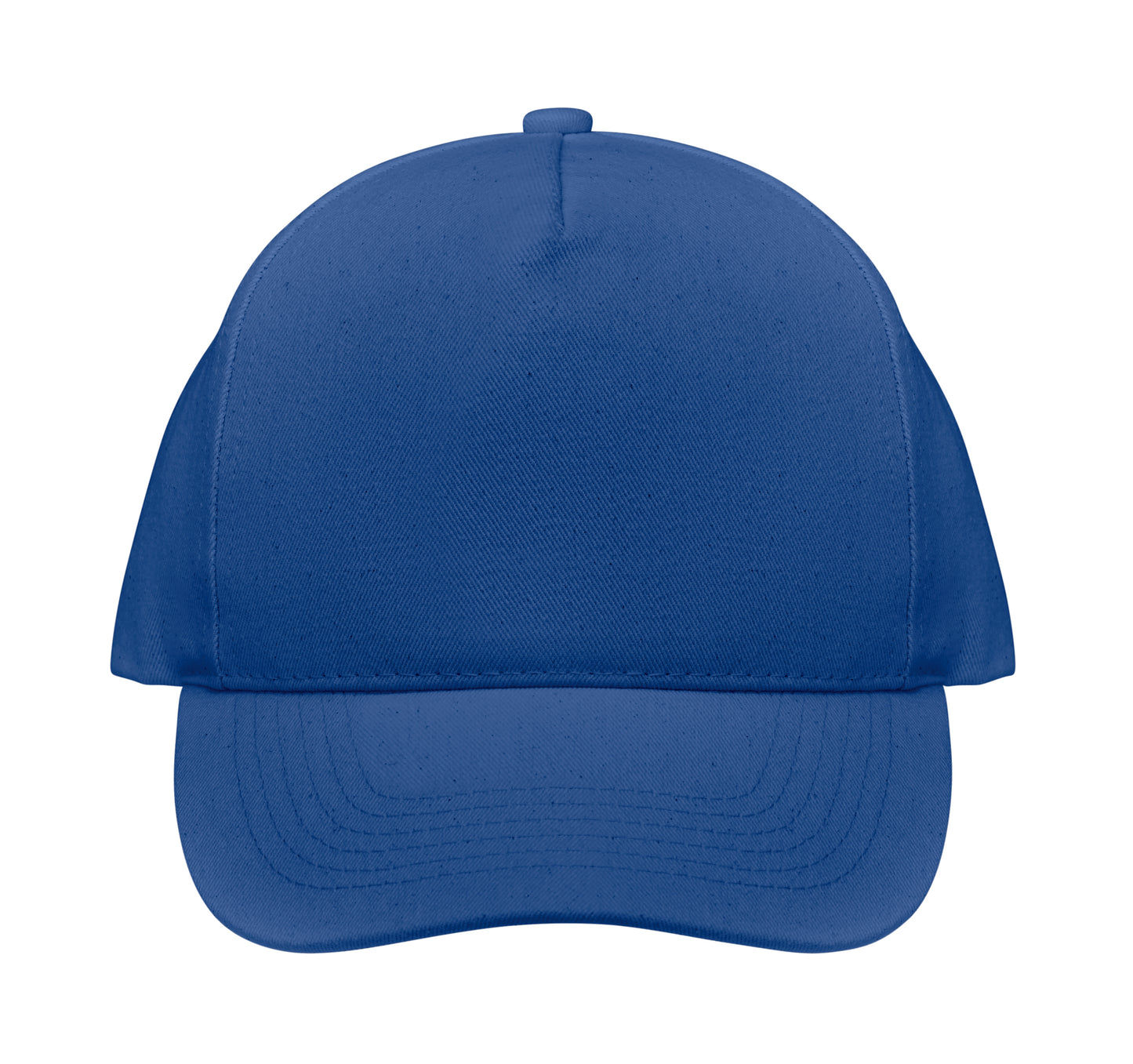 5-Panel-Baseball Cap aus 250 g/m² gebürstetem Organic Cotton mit verstellbarem Metallverschluss mit