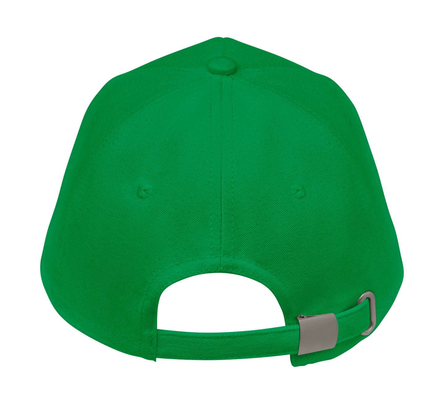 5-Panel-Baseball Cap aus 250 g/m² gebürstetem Organic Cotton mit verstellbarem Metallverschluss mit
