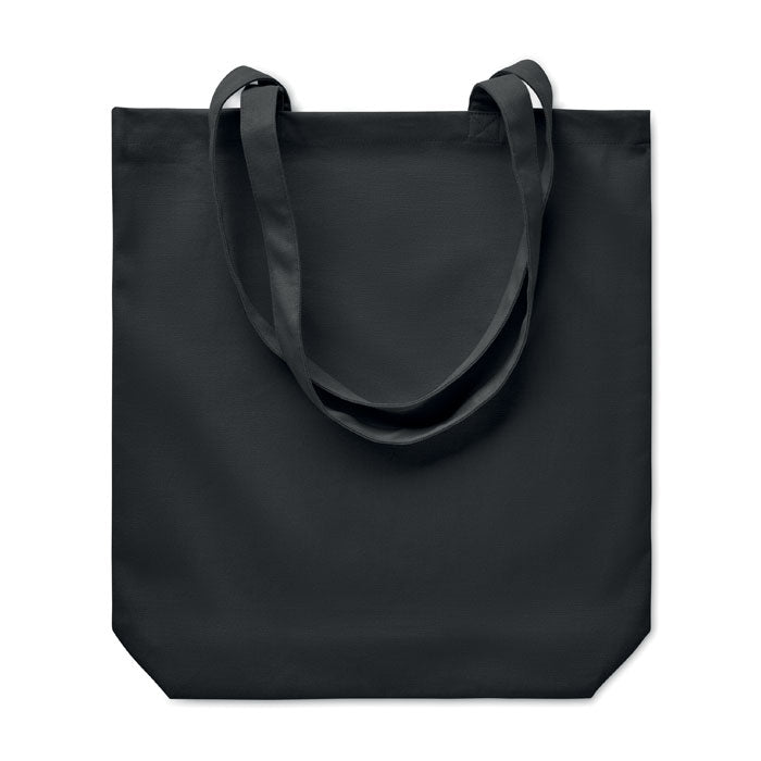 Einkaufstasche aus Canvas mit langen Tragegriffen. 270 g/m². Diese Tasche ist ideal