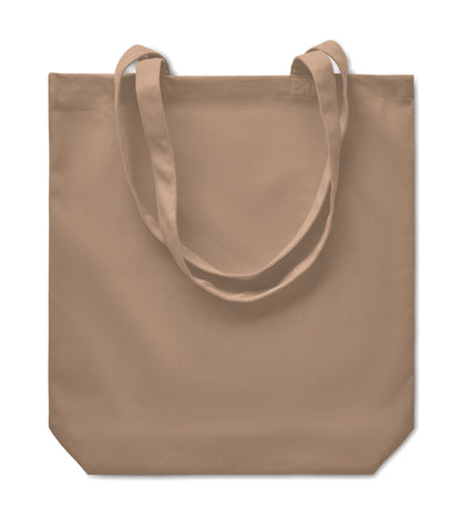 Einkaufstasche aus Canvas mit langen Tragegriffen. 270 g/m². Diese Tasche ist ideal