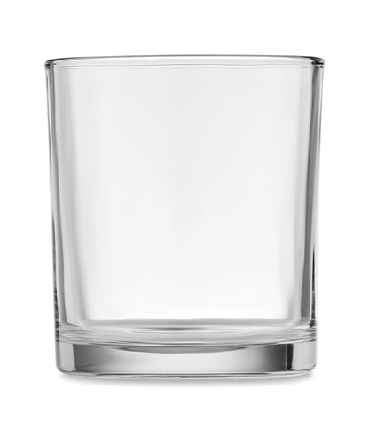 Wiederverwendbares Trinkglas. Füllmenge: 300 ml.