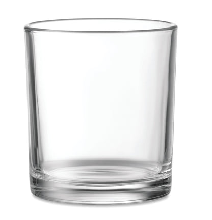 Wiederverwendbares Trinkglas. Füllmenge: 300 ml.