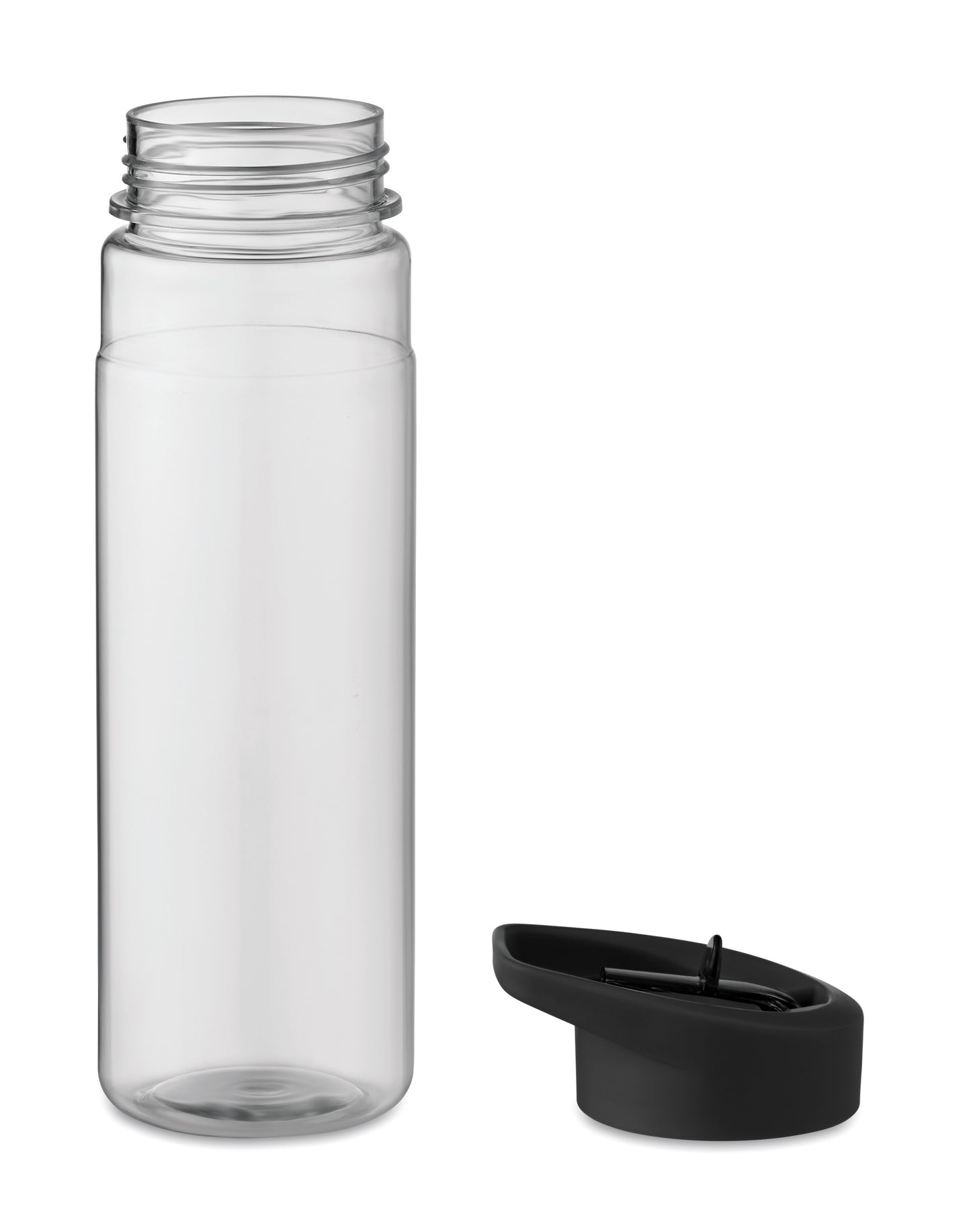 Trinkflasche aus RPET. Klappbares Mundstück aus PP mit Trinkhalm. Füllmenge: 650ml. Nicht