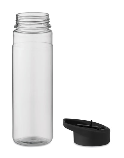 Trinkflasche aus RPET. Klappbares Mundstück aus PP mit Trinkhalm. Füllmenge: 650ml. Nicht