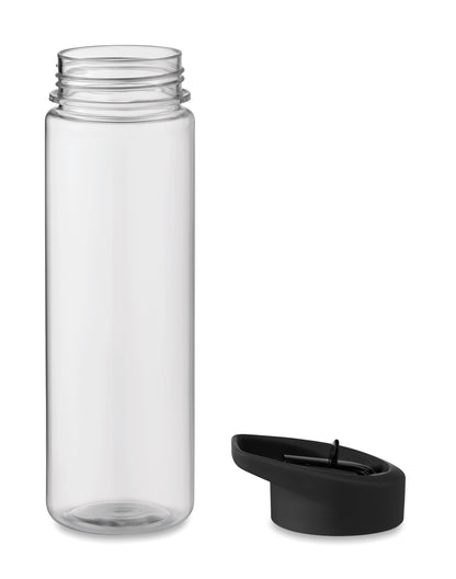 Trinkflasche aus RPET. Klappbares Mundstück aus PP mit Trinkhalm. Füllmenge: 650ml. Nicht