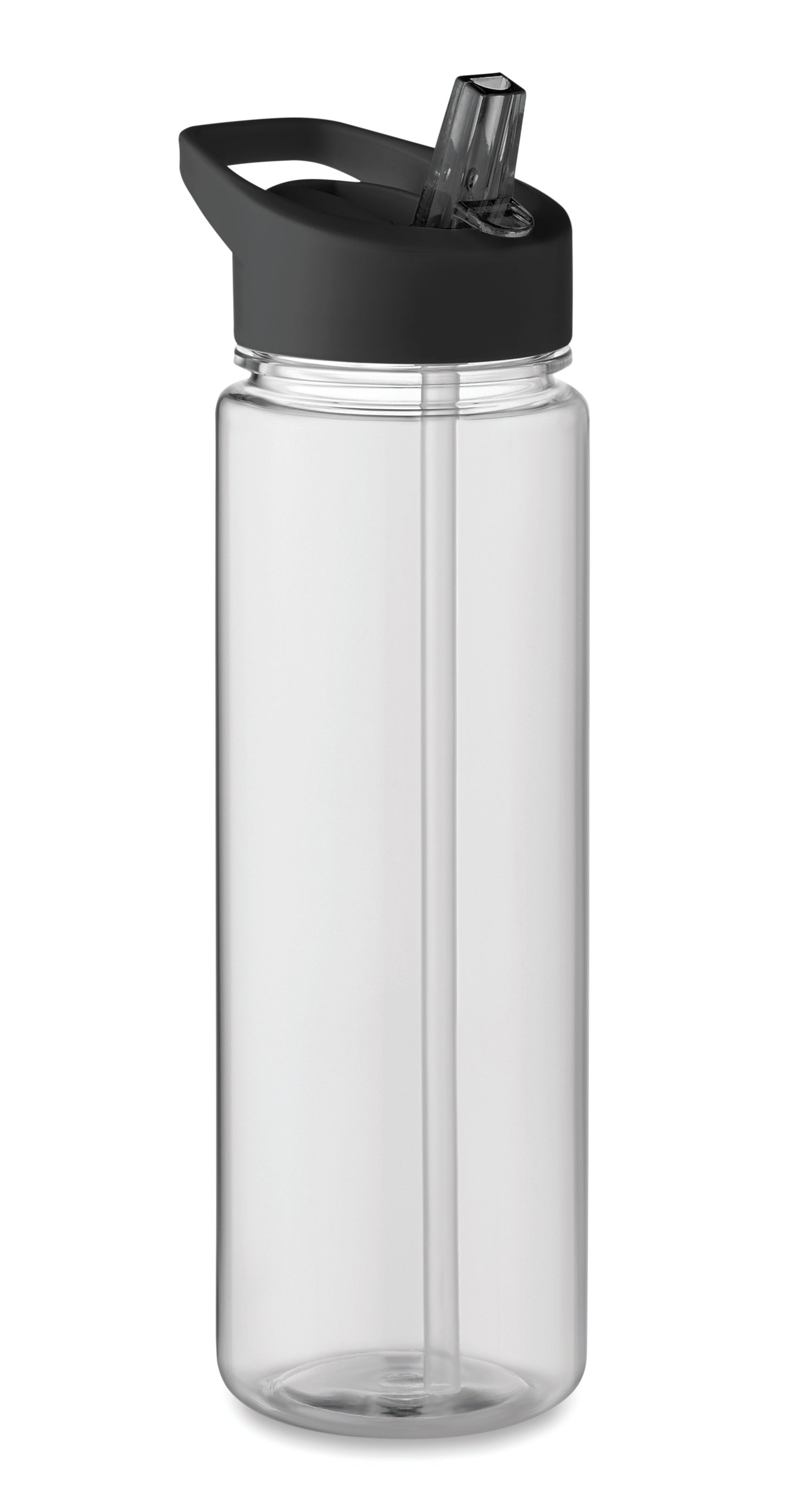 Trinkflasche aus RPET. Klappbares Mundstück aus PP mit Trinkhalm. Füllmenge: 650ml. Nicht