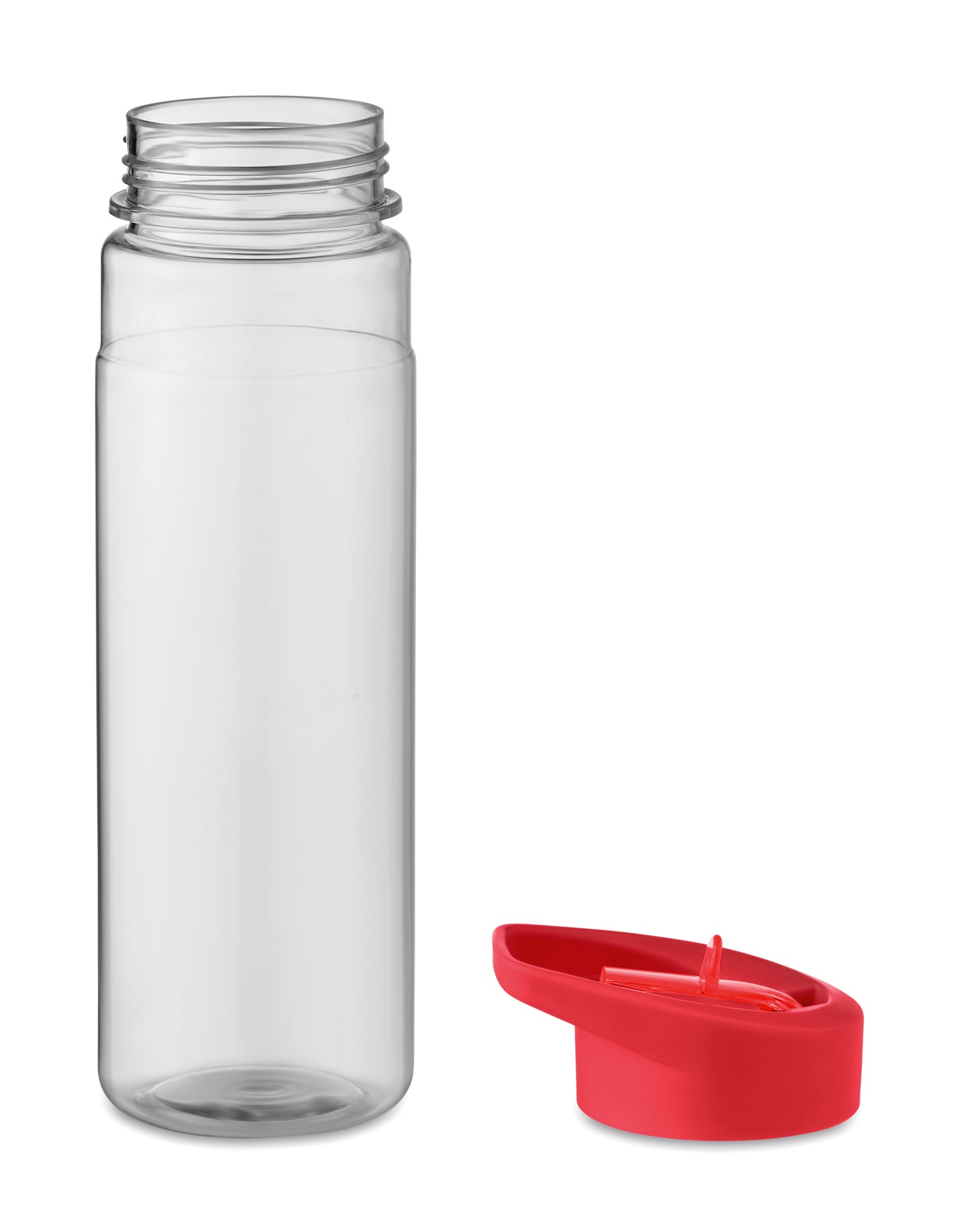 Trinkflasche aus RPET. Klappbares Mundstück aus PP mit Trinkhalm. Füllmenge: 650ml. Nicht