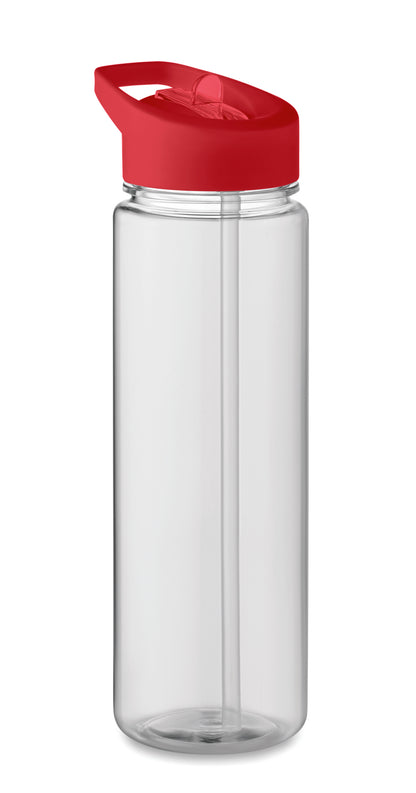 Trinkflasche aus RPET. Klappbares Mundstück aus PP mit Trinkhalm. Füllmenge: 650ml. Nicht