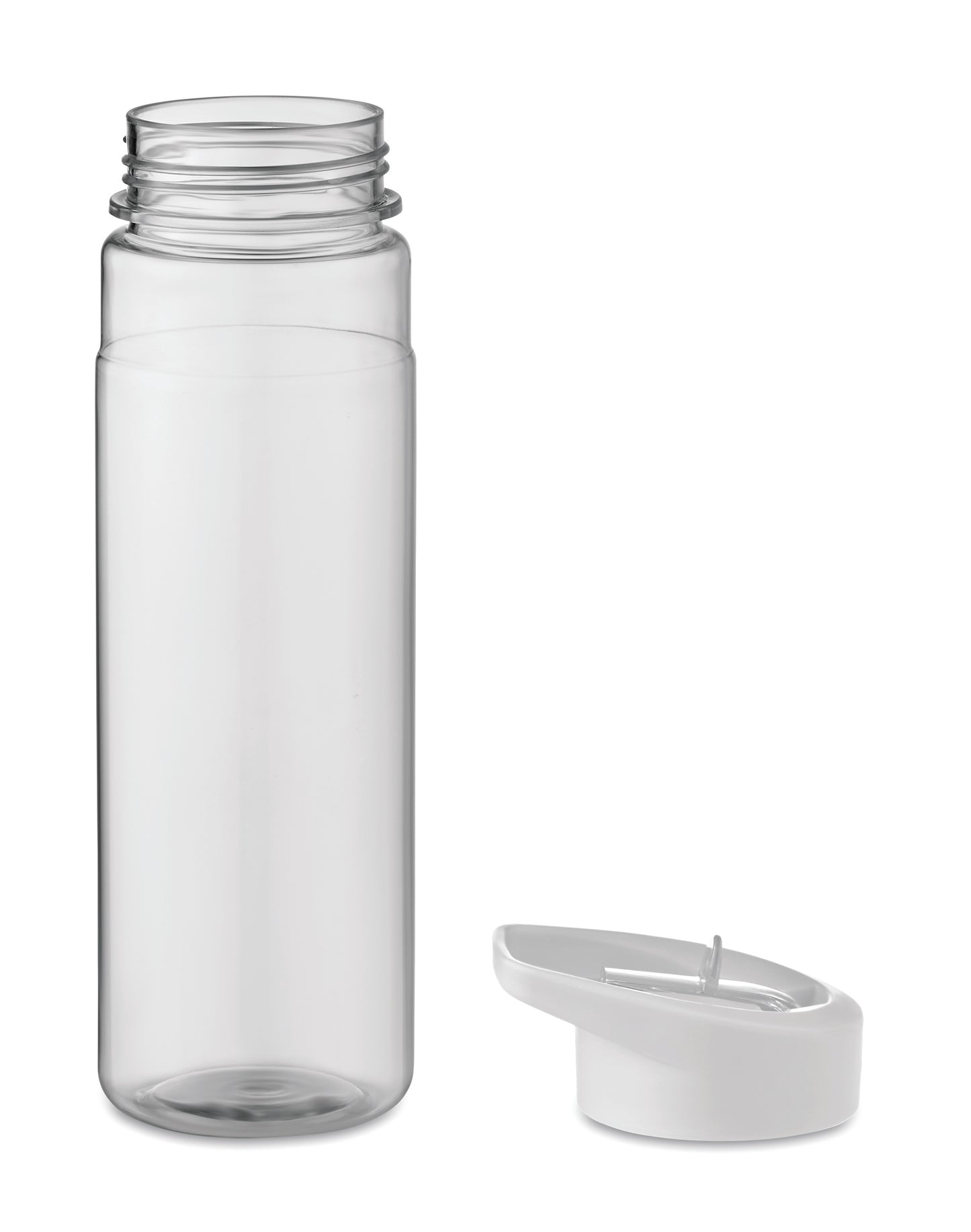 Trinkflasche aus RPET. Klappbares Mundstück aus PP mit Trinkhalm. Füllmenge: 650ml. Nicht
