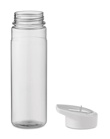 Trinkflasche aus RPET. Klappbares Mundstück aus PP mit Trinkhalm. Füllmenge: 650ml. Nicht