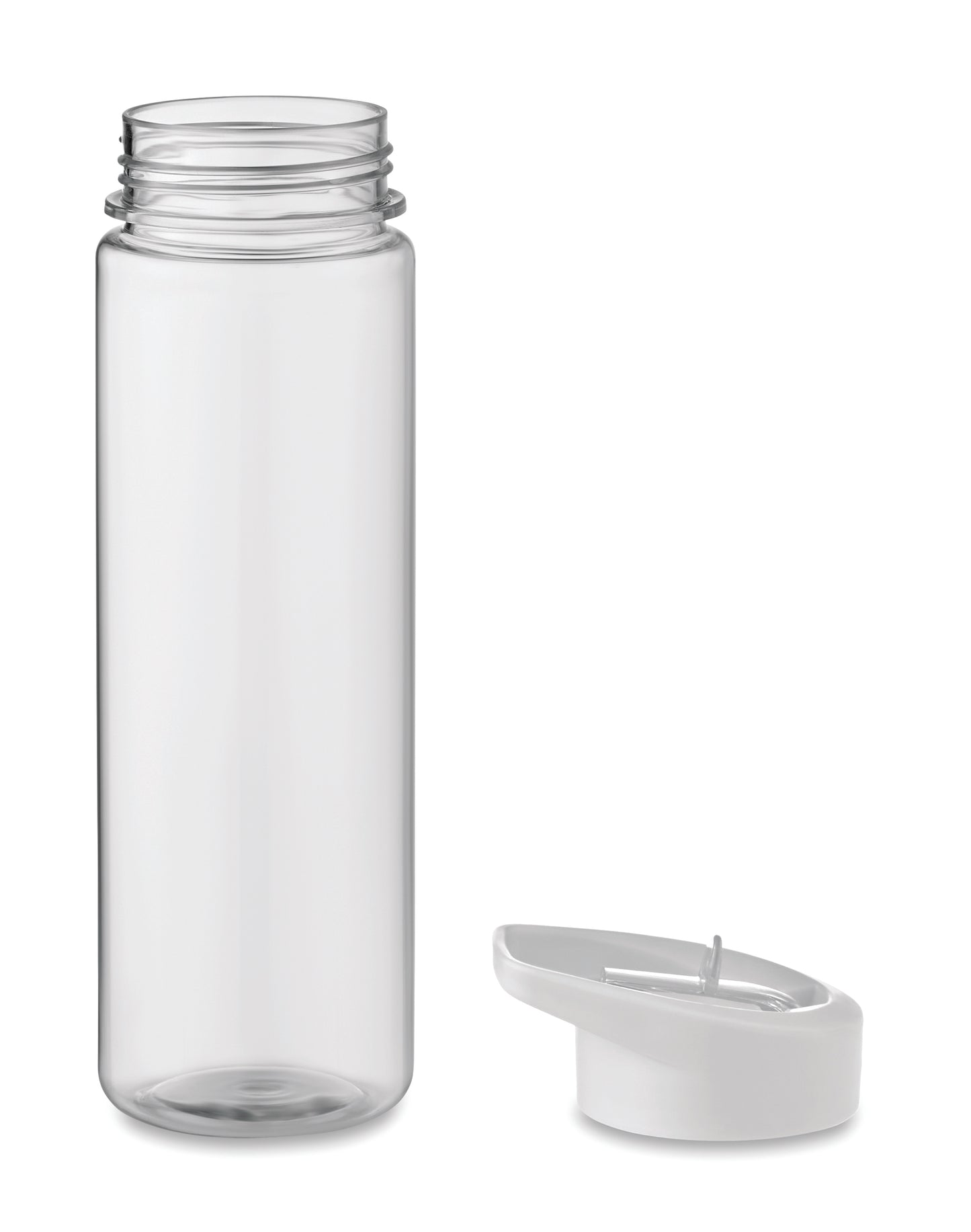 Trinkflasche aus RPET. Klappbares Mundstück aus PP mit Trinkhalm. Füllmenge: 650ml. Nicht