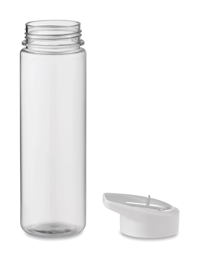 Trinkflasche aus RPET. Klappbares Mundstück aus PP mit Trinkhalm. Füllmenge: 650ml. Nicht