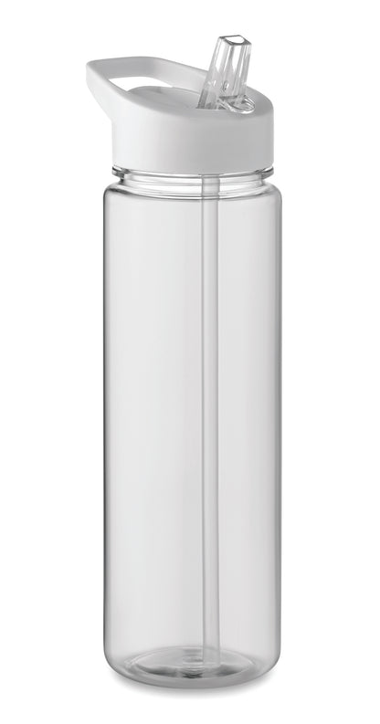 Trinkflasche aus RPET. Klappbares Mundstück aus PP mit Trinkhalm. Füllmenge: 650ml. Nicht
