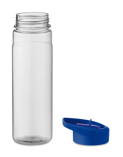 Trinkflasche aus RPET. Klappbares Mundstück aus PP mit Trinkhalm. Füllmenge: 650ml. Nicht