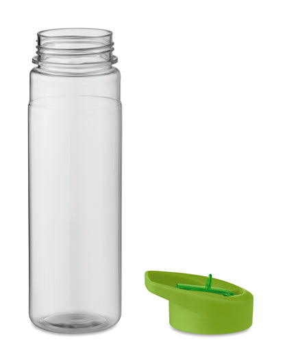 Trinkflasche aus RPET. Klappbares Mundstück aus PP mit Trinkhalm. Füllmenge: 650ml. Nicht